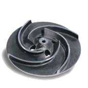 Photo of open impeller